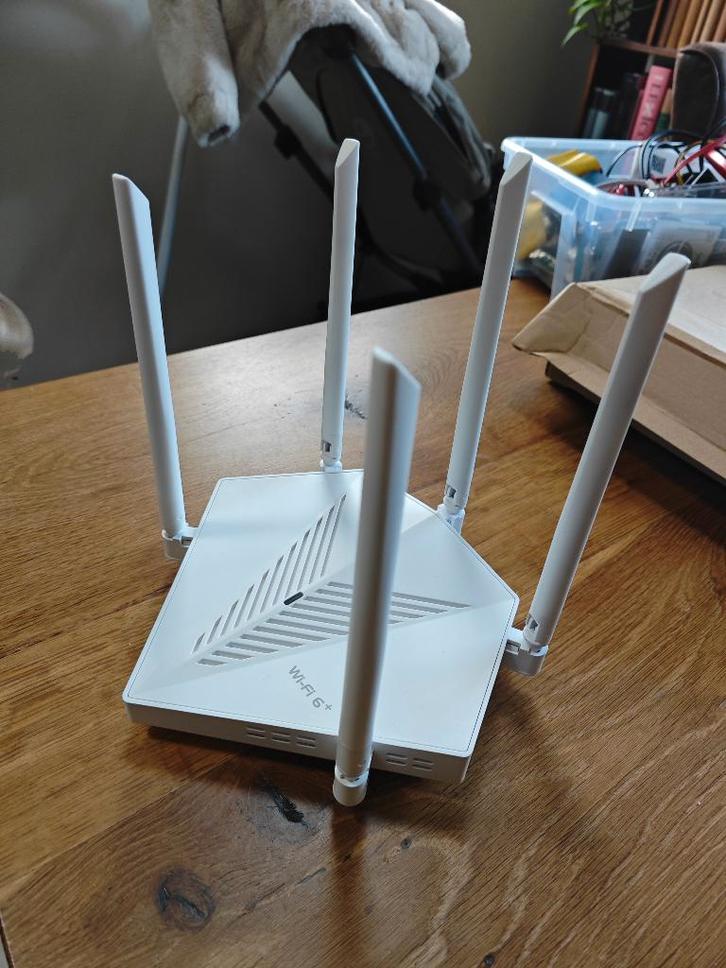 Wifi 6 router met Openwrt en 5 antennes, Computers en Software, Routers en Modems, Nieuw, Router, Ophalen of Verzenden