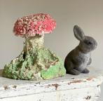 Brocante oude paddenstoel beton / cement, Antiek en Kunst, Verzenden