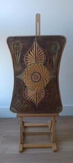 Handgetekende wandschild, unica, kleurrijk Oost Europa?, Ophalen of Verzenden