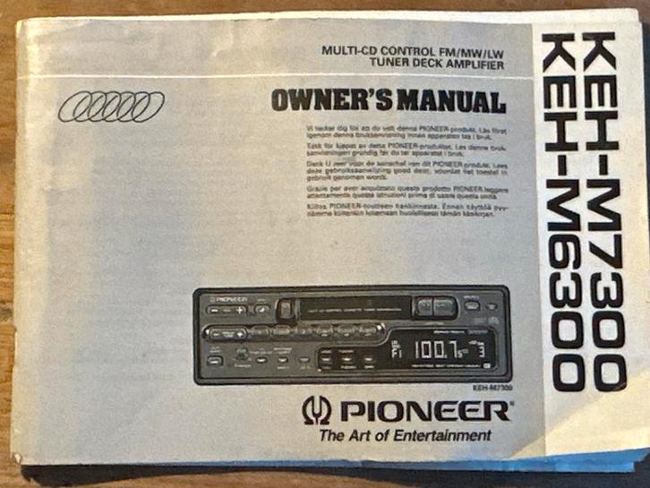 Pioneer KEH-M7300 Autoradio + CD Wisselaar met versterker, Auto diversen, Autoradio's, Gebruikt, Verzenden