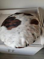 Kussen koe huid, Huis en Inrichting, Woonaccessoires | Kussens, Ophalen, Nieuw, Wit, Vierkant