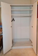 Witte hoogglans Pax kast 202x100cm, Huis en Inrichting, Kasten | Kledingkasten, Ophalen, 100 tot 150 cm, 200 cm of meer, Zo goed als nieuw
