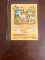 Raichu Base Set - Zeldzame Pokémon kaart!, Ophalen of Verzenden, Gebruikt, Losse kaart