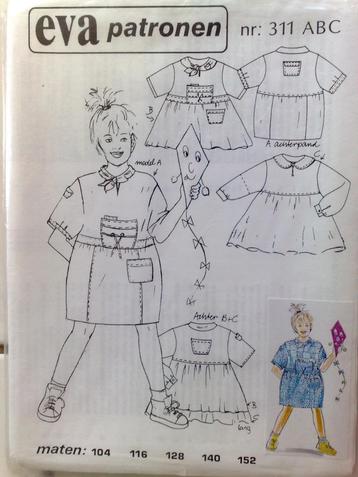 7 x kinderen Eva patronen - (€2 per patroon) beschikbaar voor biedingen