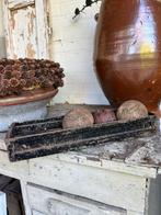 Zwart ijzeren bak vintage,brocant, Ophalen of Verzenden