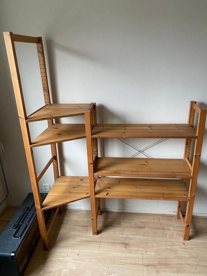 Ikea Ivar kast - Grenen, Huis en Inrichting, Kasten | Boekenkasten, Gebruikt, 100 tot 150 cm, 200 cm of meer, 50 tot 75 cm, Met plank(en)