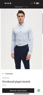 Overhemd Stangata pique stretch (Kerst?)M, Kleding | Heren, Ophalen of Verzenden, Zo goed als nieuw