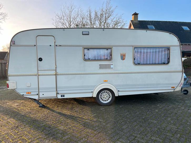 Tabbert Comtesse 515 Caravan met Voortent & Luifel, Caravans en Kamperen, Caravans, Particulier, tot en met 4, Rondzit, Tabbert