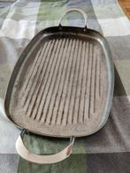 Te koop DeBuyer braadpan 39x27x4, Ophalen, Zo goed als nieuw, Rvs, Keramische plaat