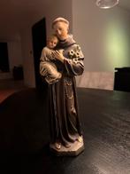 Antieke Sint Antonius met Kind Beeld, Antiek en Kunst, Ophalen