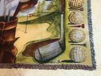 Grand foulard met golf afbeelding 135 / 125, Huis en Inrichting, Woonaccessoires | Plaids en Woondekens, Gebruikt, Etten-Leur