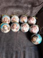 Kerstballen met gezichten, Ophalen of Verzenden, Gebruikt