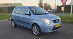 Kia Picanto 1.1 X-tra 2008 Blauw, Auto's, 836 kg, 4 cilinders, Origineel Nederlands, Bedrijf