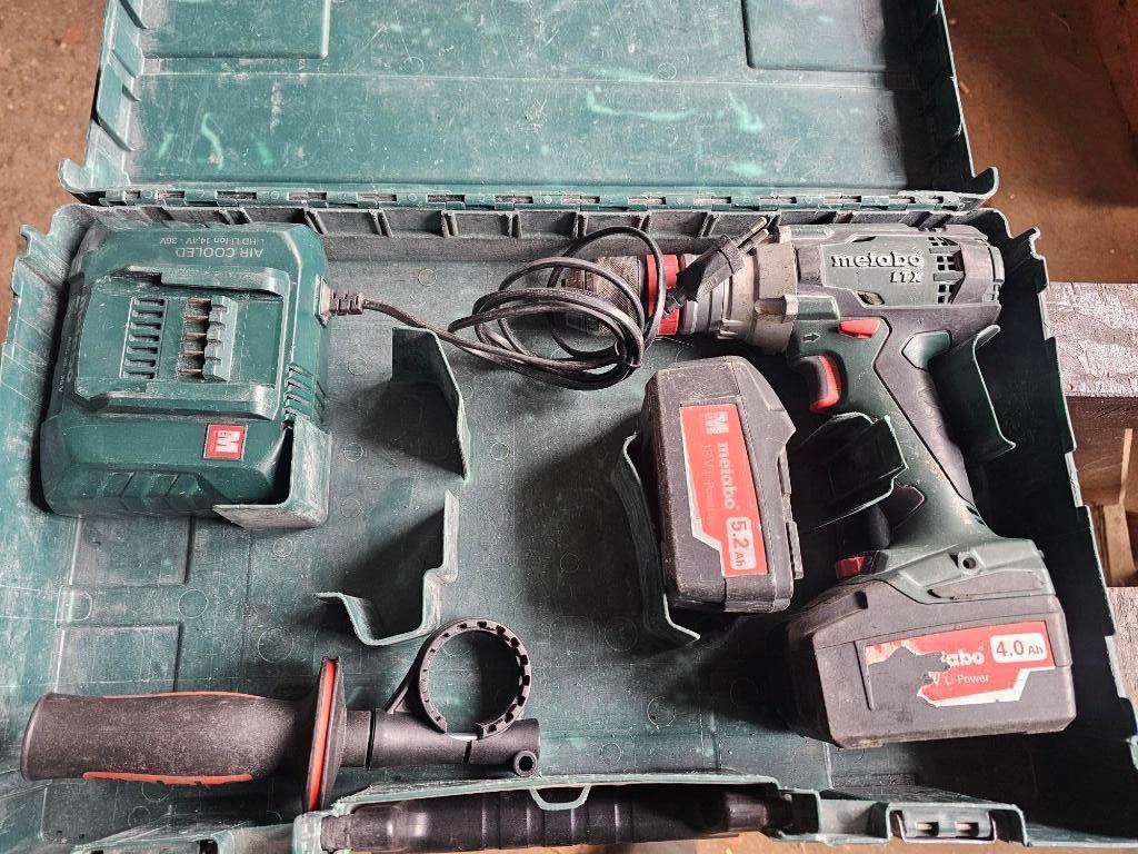 Metabo SB 18 LTX klopboormachine 18 volt, 2x accu, Ophalen, Gebruikt, Nn, Nn
