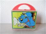 houten blokken puzzle van sesam straat vintage, Ophalen of Verzenden, Gebruikt, Overige typen