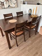 Eethoek,uitschuifbaar. MOET-NU-WEG!!!, Huis en Inrichting, Tafels | Eettafels, Ophalen, Gebruikt, 50 tot 100 cm, Jaren '90