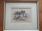 Ets Frans Room duinen pijnbomen Zaandam, Antiek en Kunst, Kunst | Etsen en Gravures, Ophalen