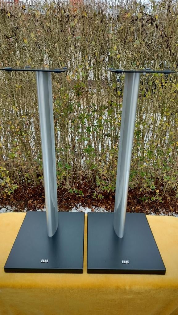 Elac speaker stands, steunen in keurige staat!, Ophalen, 60 tot 120 watt, Front, Rear of Stereo speakers, Overige merken