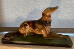 Antieke Art Deco windhond, hazenwindhond, Antiek en Kunst, Ophalen of Verzenden