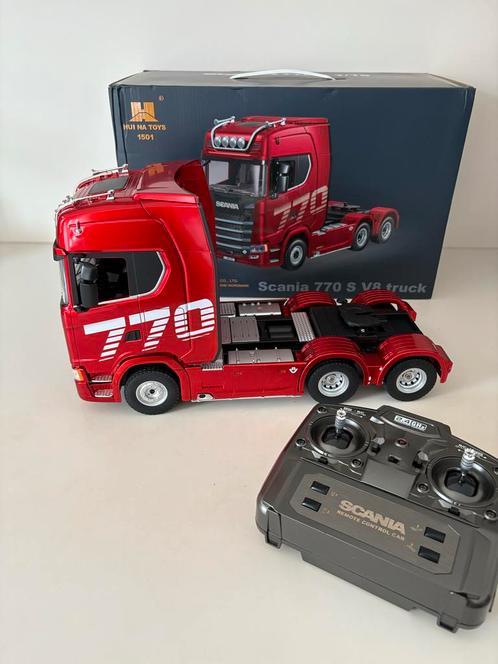 Rc  Scania 770 S V8 de laatste!, Hobby en Vrije tijd, Modelbouw | Auto's en Voertuigen, Nieuw, Truck, Groter dan 1:32, Overige merken