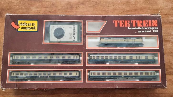 Vintage HO Modeltrein Set - Compleet!, Hobby en Vrije tijd, Modeltreinen | H0, Gebruikt, Treinset, Gelijkstroom, Lima, Ophalen