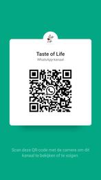 WhatsApp-kanaal – Taste of Life!, Ophalen of Verzenden, Nieuw