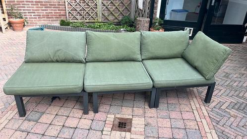 Le Sud loungeset 3 delen, Tuin en Terras, Tuinsets en Loungesets, Gebruikt, Loungeset, Aluminium, 3 zitplaatsen, Stoel, Ophalen