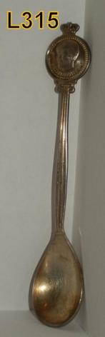 L315 theelepeltje van koning willem alexander (gala koffie), Ophalen of Verzenden, Zo goed als nieuw, Rvs of Chroom