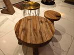 Trio tafeltjes, Huis en Inrichting, Tafels | Salontafels, Ophalen, 50 tot 100 cm, Rond, 50 tot 100 cm