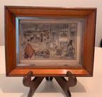 Vintage Prent Draaiorgel Anton Pieck brocante, Antiek en Kunst, Ophalen of Verzenden