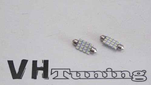 12v 42mm led buislamp 16smd c5w festoon fitting 6000k, Auto diversen, Tuning en Styling, Ophalen of Verzenden