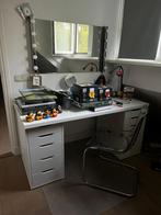 Bureau alex en stoel, Huis en Inrichting, Bureaus, Ophalen, Gebruikt, Bureau