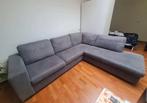 Hoekbank grijs, Huis en Inrichting, Banken | Bankstellen, Ophalen, Overige materialen, 250 tot 300 cm, Gebruikt