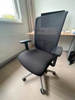 Interstuhl verstelbare bureaustoel netbespanning zwart, Ophalen, Gebruikt, Zwart, Bureaustoel