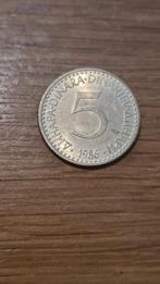 Joegoslavië - 5 Dinar 1986, Verzenden, Joegoslavië, Losse munt