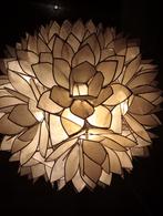 120 cm  Cadiz schelpen tafellamp vloerlamp Lotus vintage, Huis en Inrichting, Lampen | Vloerlampen, Ophalen, Gebruikt, 100 tot 150 cm