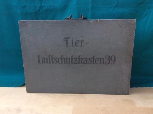 TIER LUFFTSCHUTZKASTEN 39, Verzamelen, Militaria | Tweede Wereldoorlog, Landmacht, Kist of Geocache, Duitsland, Ophalen of Verzenden