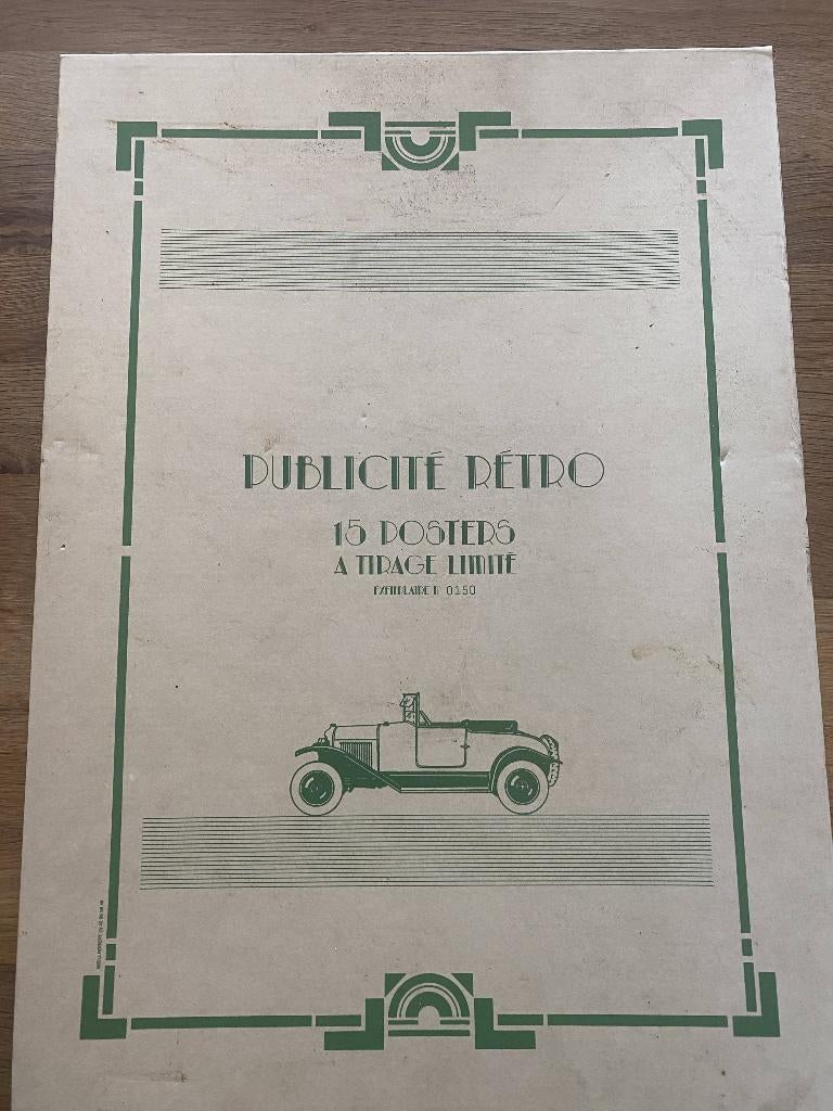 Set van 15 Citroën posters – Retro, compleet in doos, Ophalen of Verzenden, Huis en Inrichting