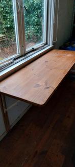 Massief grenen werkblad, Doe-het-zelf en Verbouw, Hout en Planken, Ophalen, Gebruikt, Minder dan 25 mm, Grenen