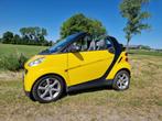 Smart ForTwo 1.0 52KW Cabrio MHD AUT 2008 Zwart, Auto's, Automaat, 17 €/maand, Origineel Nederlands, 3 cilinders