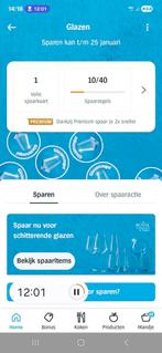 Albert Heijn volle spaarkaart glazen, Eén persoon, Kortingsbon