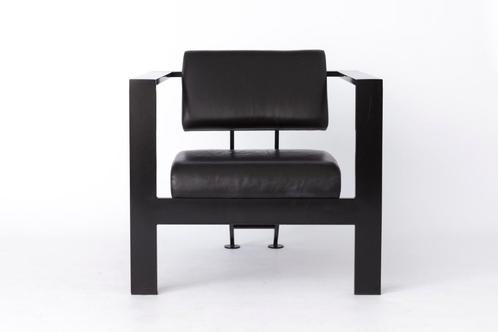 Karl-Friedrich Förster fauteuil – Leer & Metaal, Bauhaus, Huis en Inrichting, Stoelen, Eén, Leer, Metaal, Ophalen of Verzenden