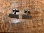 paar antieke sterling zilveren manchetknopen, Sieraden, Tassen en Uiterlijk, Manchetknopen, Ophalen of Verzenden, Zo goed als nieuw