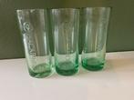 3 Groene Bacardi Longdrink Glazen, Ophalen of Verzenden, Zo goed als nieuw, Frisdrankglas