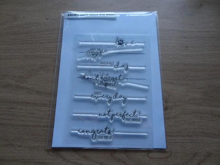 div stempels van studio light per stuk 3,50 euro, Hobby en Vrije tijd, Kaarten | Zelf maken, Zo goed als nieuw, Overige typen