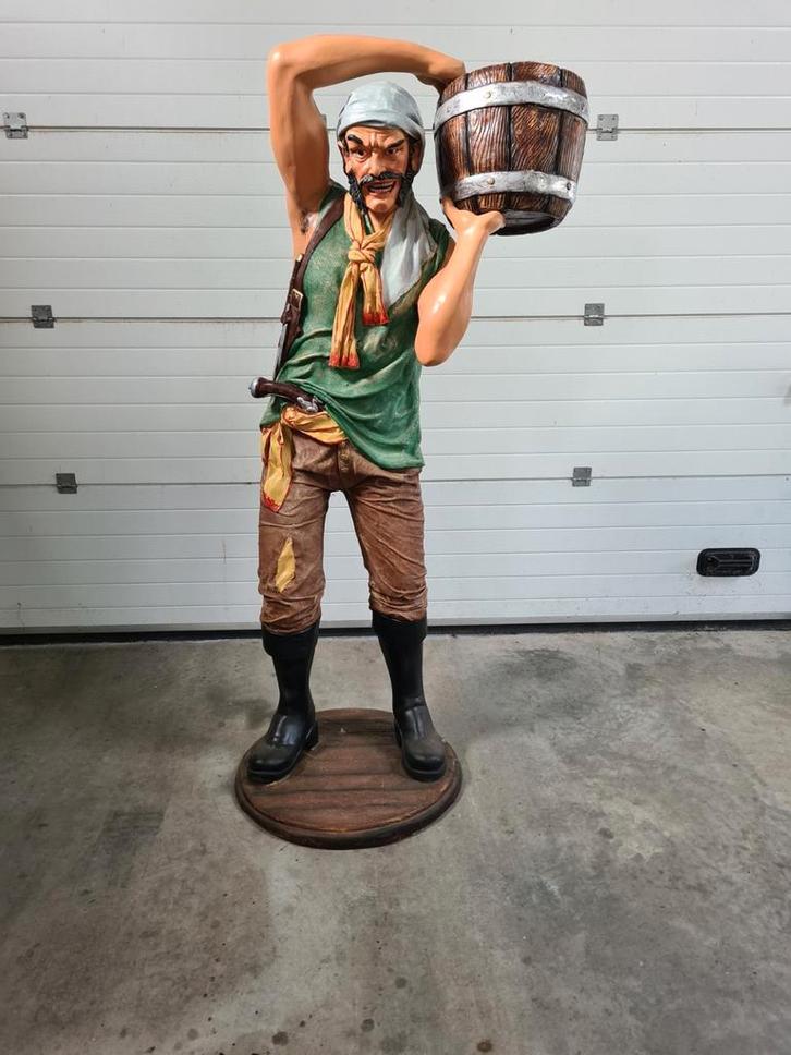 Piraten,Piraten beelden,lifesize beelden,levensgrote beelden, Verzamelen, Beelden en Beeldjes, Nieuw, Ophalen