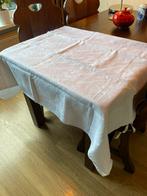 Damast tafelkleed en 11 servetten, Huis en Inrichting, Tafelkleden, Ophalen of Verzenden, Gebruikt, Rechthoek, Binnen