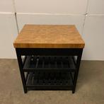 Keuken bartafel 80x63x90cm, zwart/eiken, Gebruikt, Minder dan 100 cm, Zwart, 50 tot 75 cm