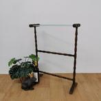 Vintage antieke houten handdoekenrek badkamer rek, Valkenswaard, Info@flashbackfurniture.nl, Flashback Furniture, Minder dan 100 cm