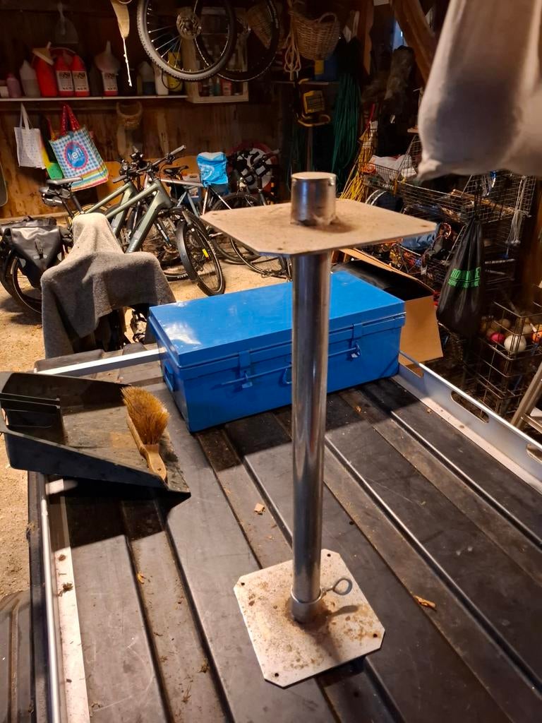 Tafelhouder tafelpoot  voor boot of camper zelfbouw, Caravans en Kamperen, Ophalen of Verzenden